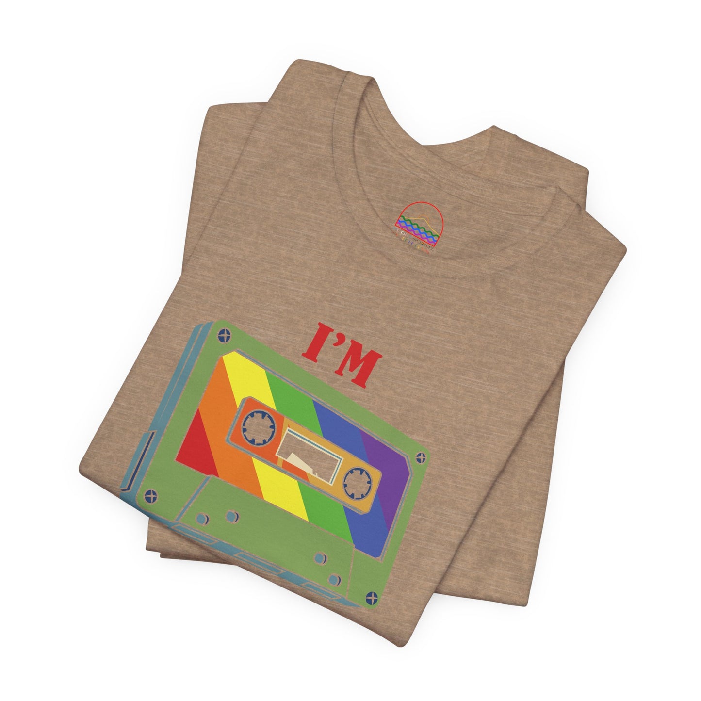 Retro Pride Mixtape Tee – LGBTQ+ Rainbow Cassette T-Shirt | Puget Sound Outfitters