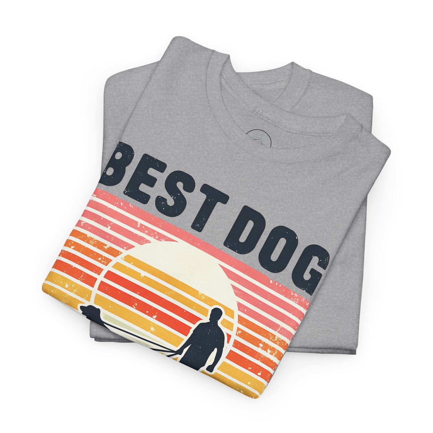 Best Dog Dad Ever Unisex Heavy Cotton Tee - Perfect Gift for Dog Lovers!