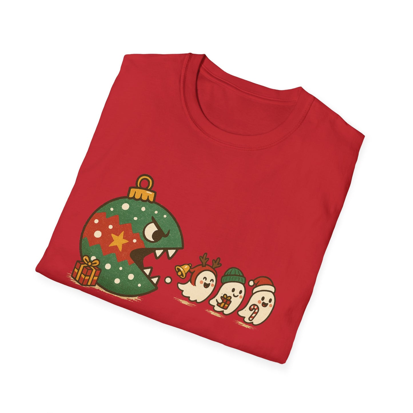 Festive Holiday T-Shirt with Cute Christmas Design, Unisex Tee for Christmas Party, Gift for Him/Her, Holiday Apparel, Cozy Winter Wear