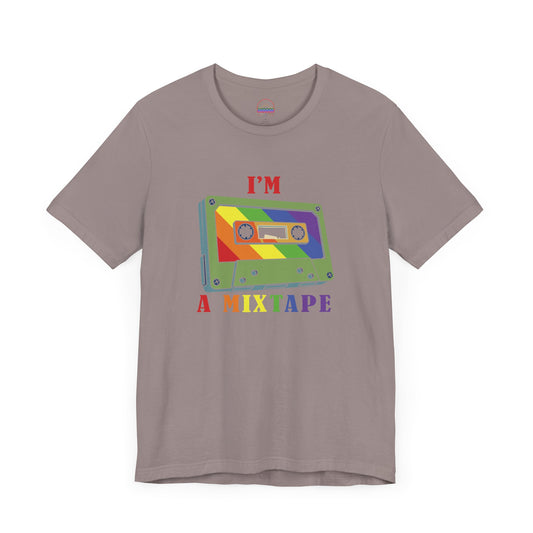 Retro Pride Mixtape Tee – LGBTQ+ Rainbow Cassette T-Shirt | Puget Sound Outfitters
