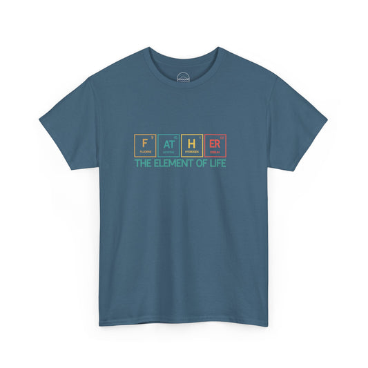 Dad Chemistry Unisex Heavy Cotton Tee - The Element of Life Shirt