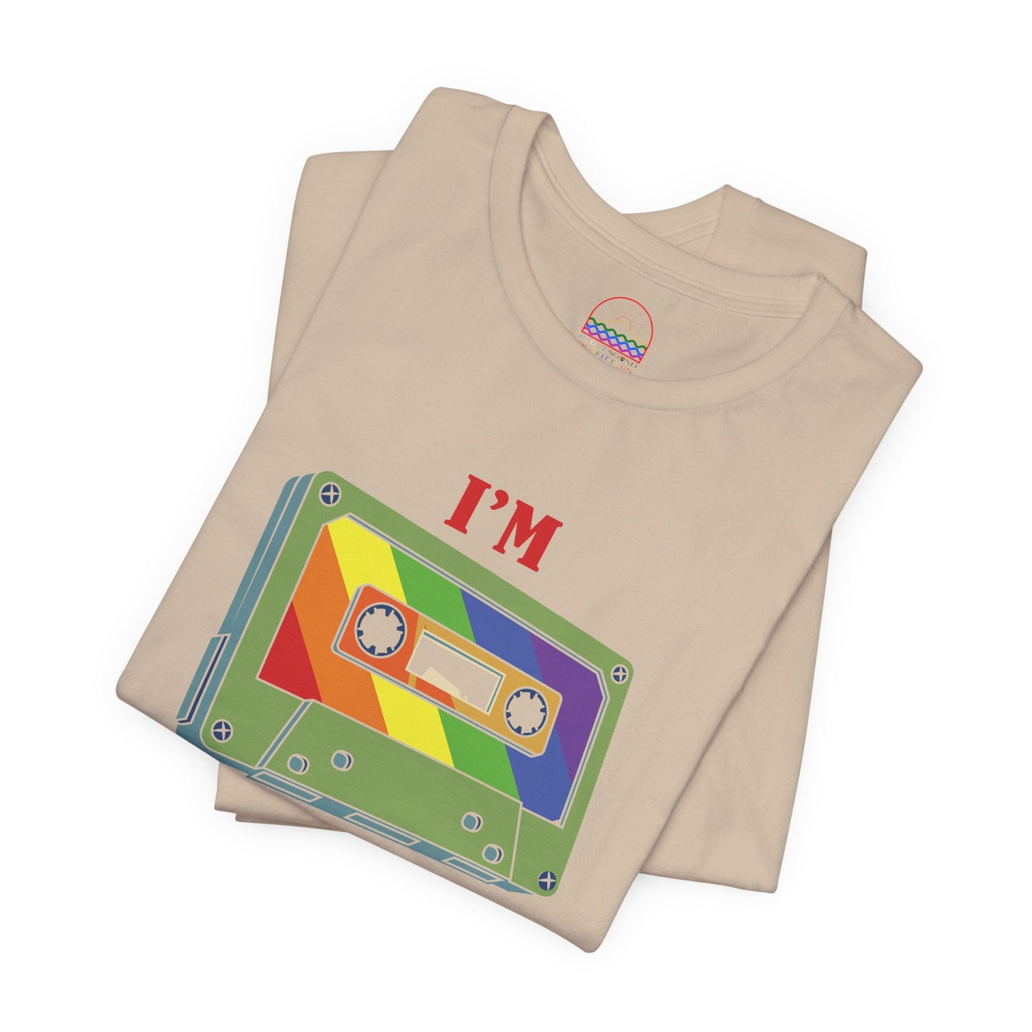 Retro Pride Mixtape Tee – LGBTQ+ Rainbow Cassette T-Shirt | Puget Sound Outfitters