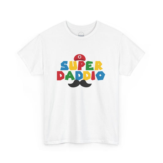 Super Dappio Unisex Heavy Cotton Tee - Fun Gaming Inspired T-Shirt