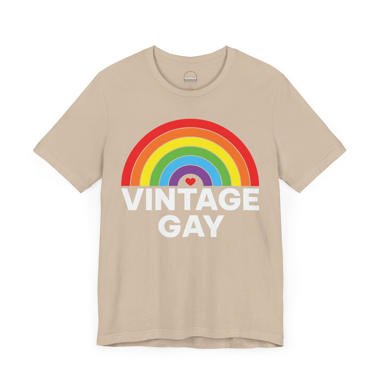 Vintage Gay Rainbow Unisex Tee - Celebrate Love & Pride