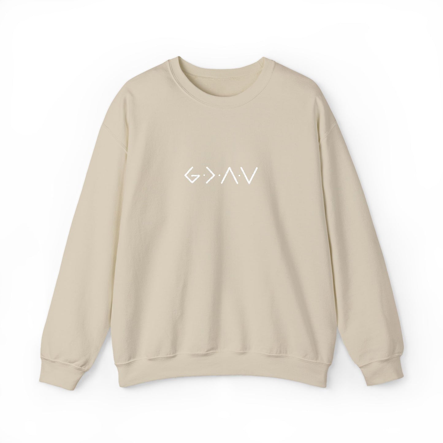 God Is Greater Crewneck – Faith Sweatshirt | PSO Apparel