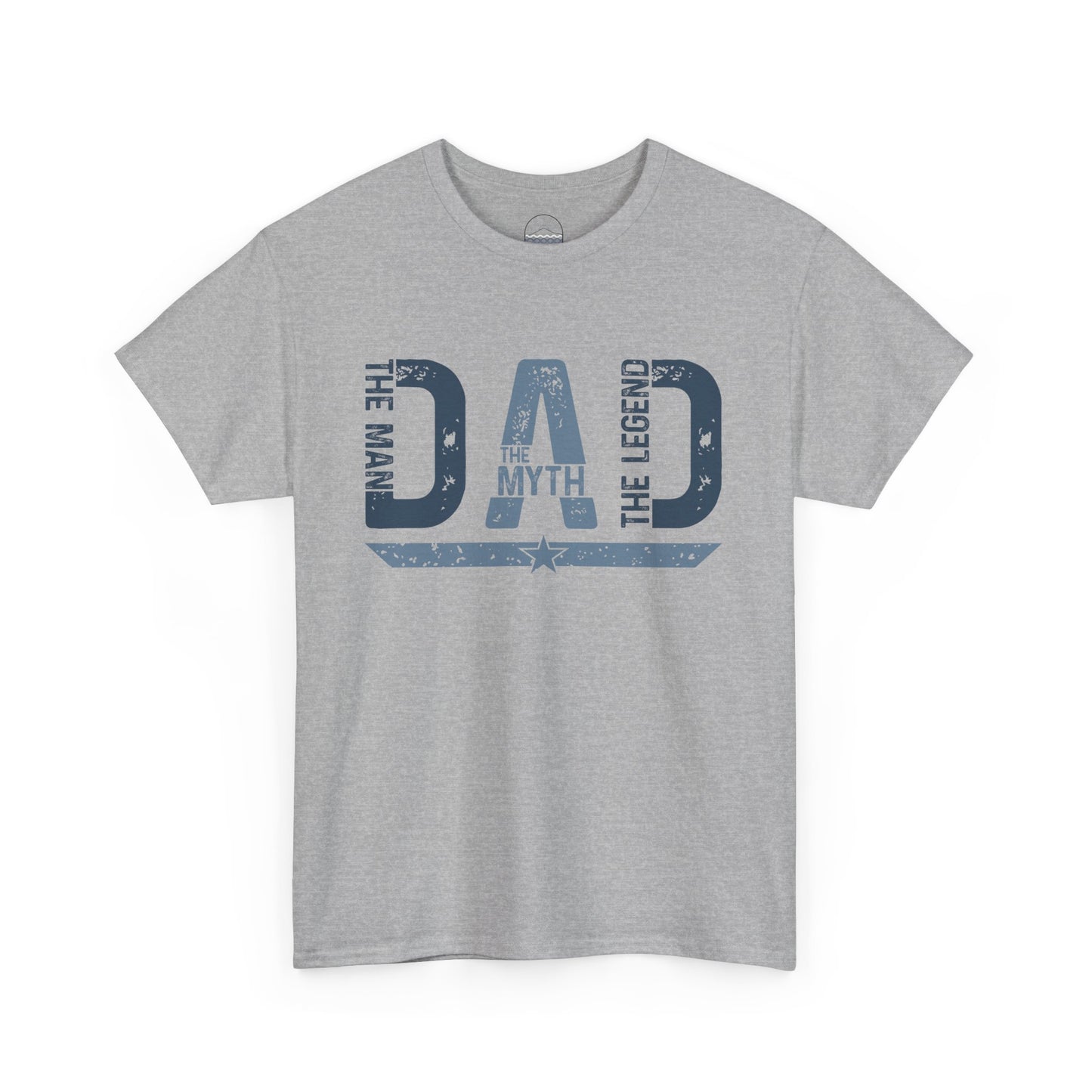 Dad Myth Legend Tee, Unisex Father's Day Gift, Casual T-Shirt, Birthday Gift for Dad, Patriotic Dad Shirt