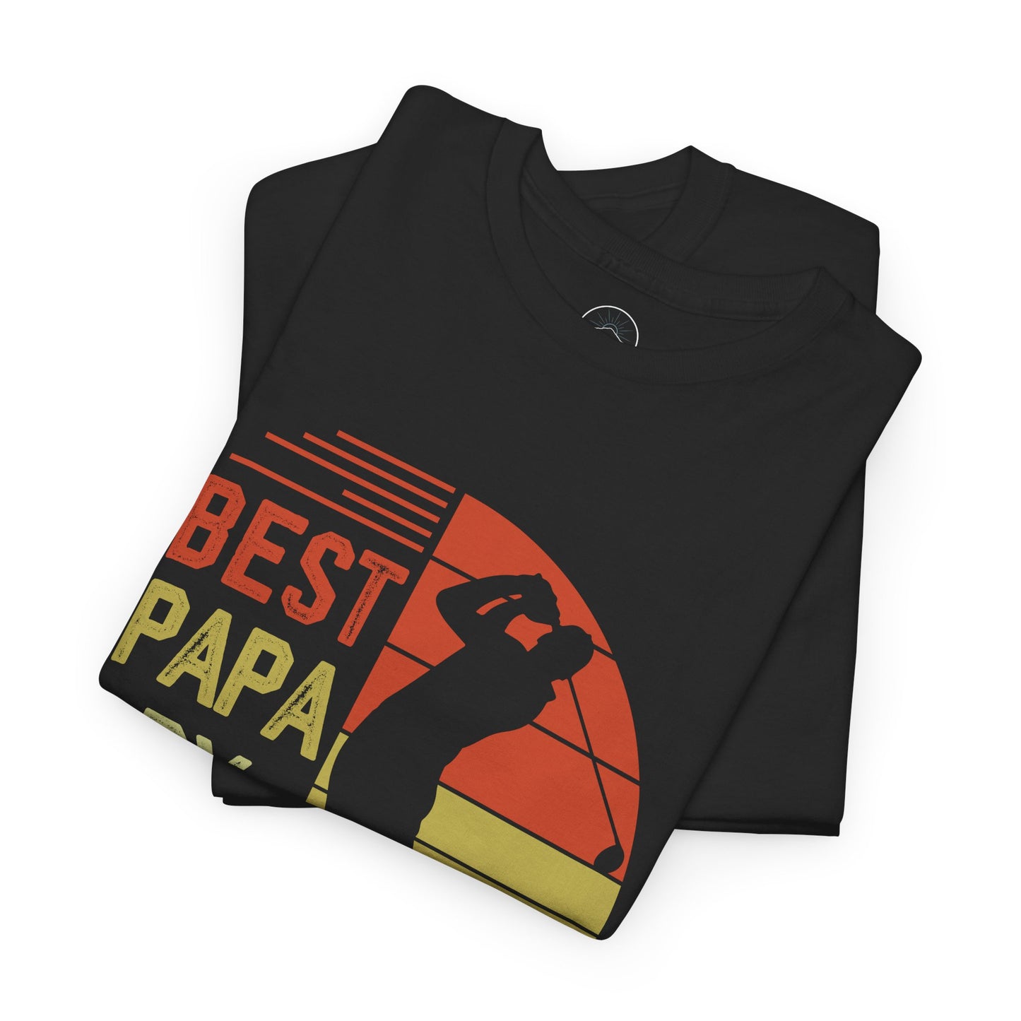 Best Papa by Par Unisex Heavy Cotton Tee - Perfect Gift for Golf Dads