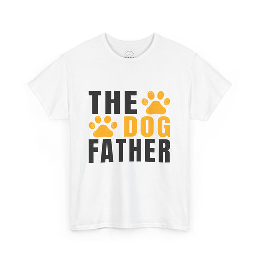The Dog Father Unisex Heavy Cotton Tee - Perfect Gift for Dog Lovers