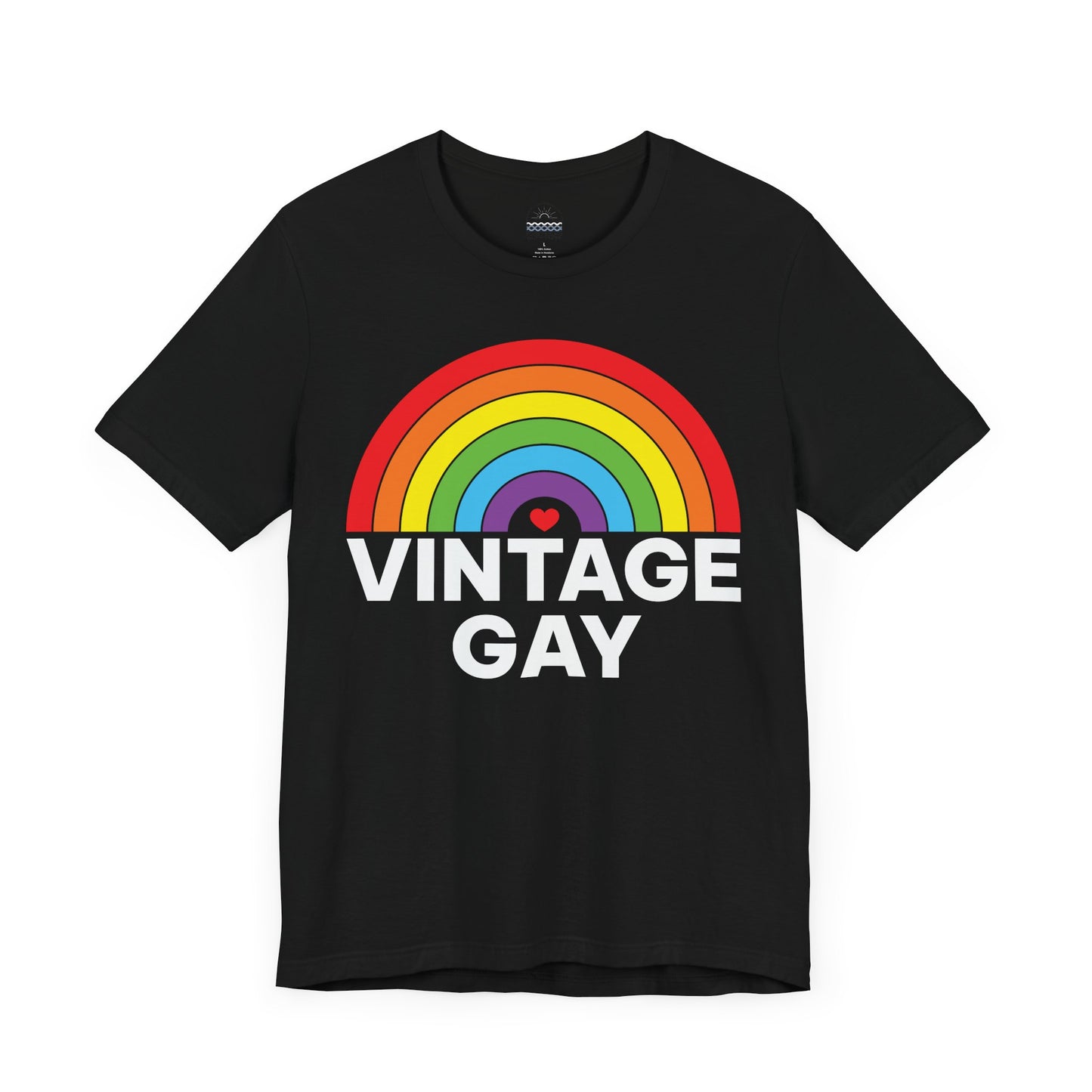 Vintage Gay Rainbow Unisex Tee - Celebrate Love & Pride