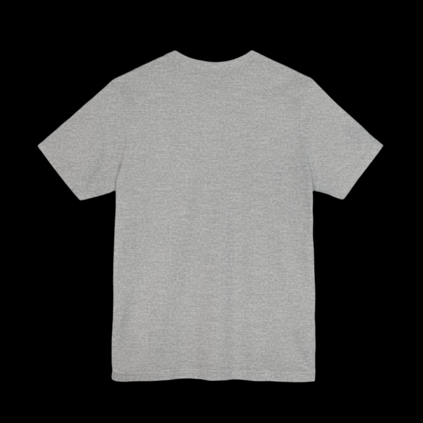 Grey Women’s Proud Bride T-shirt with rainbow 'P' design – front view