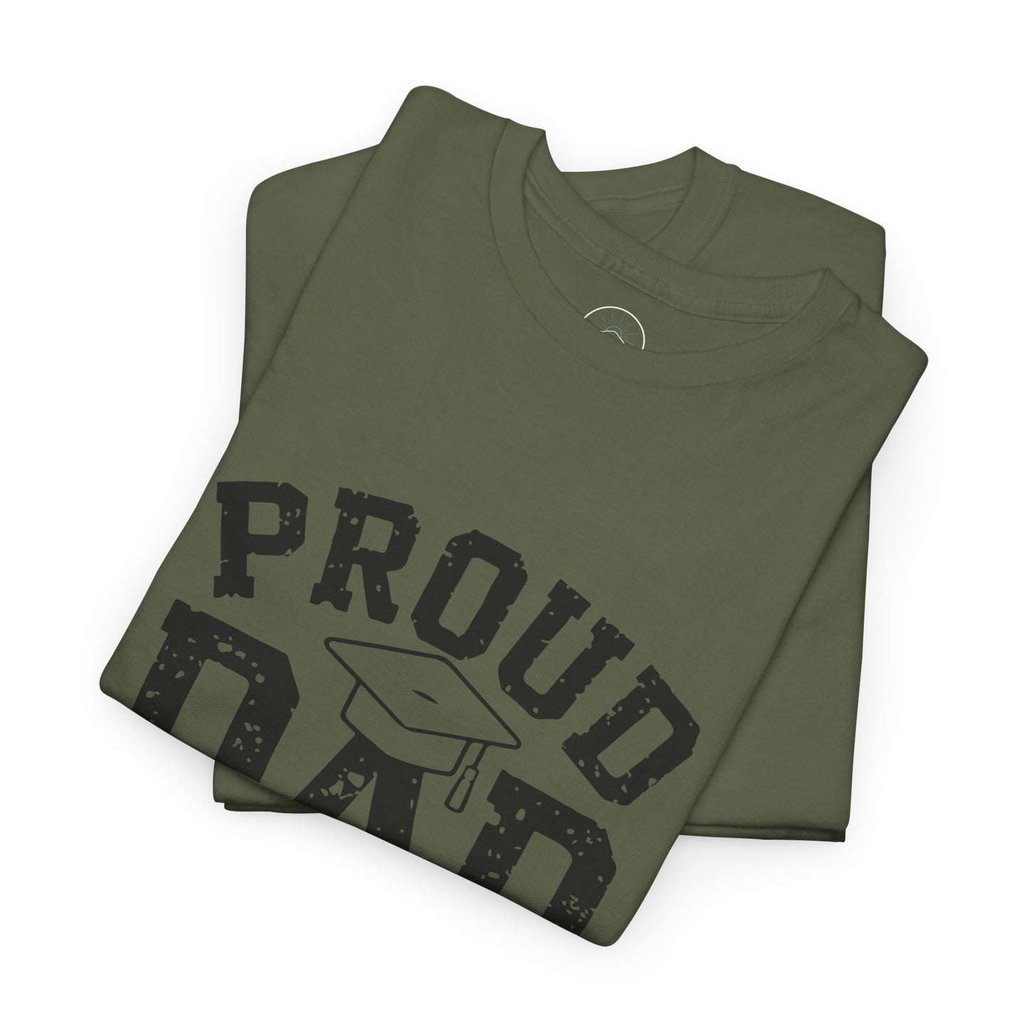 Proud Dad 2025 Graduate Unisex Heavy Cotton Tee
