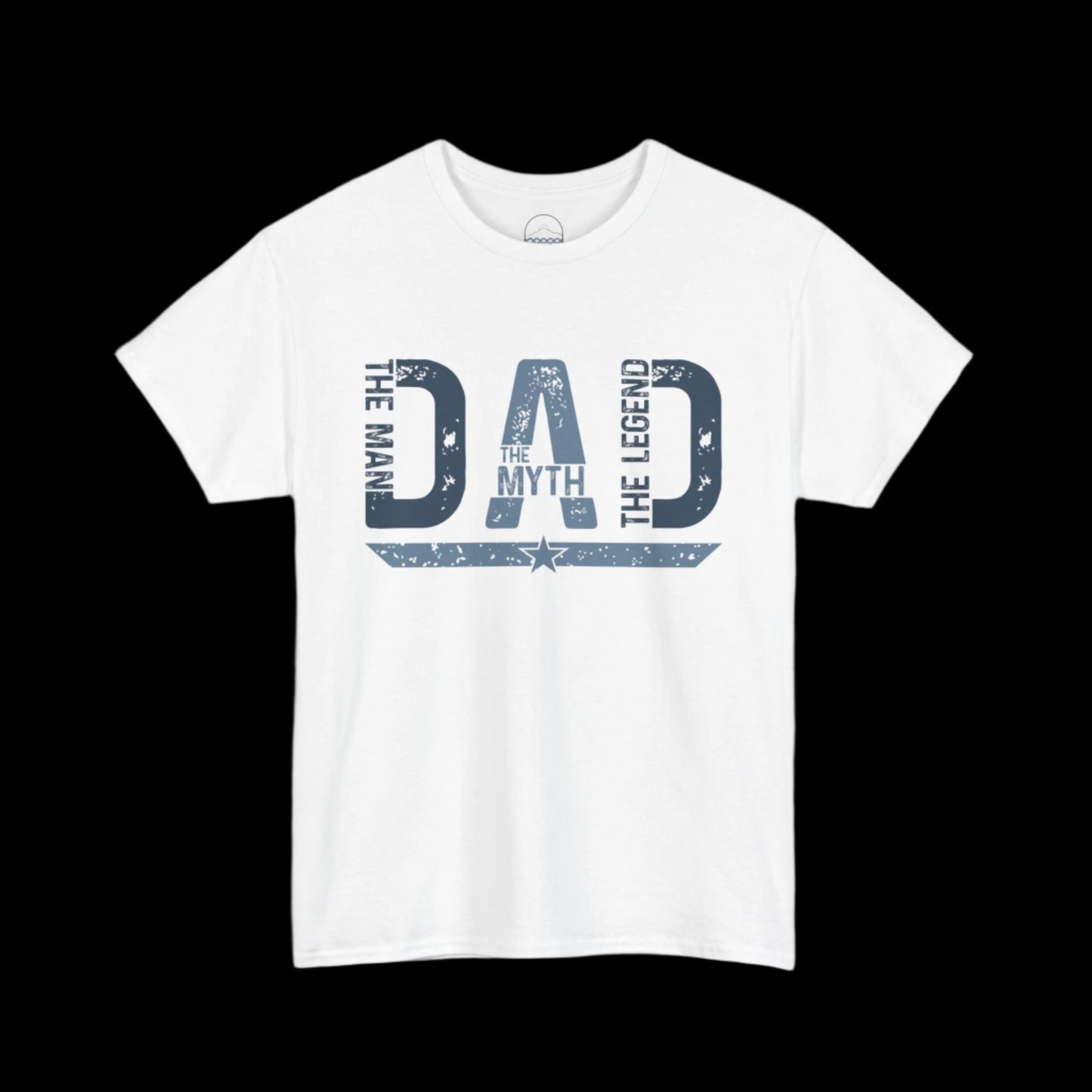 Dad Myth Legend Tee, Unisex Father's Day Gift, Casual T-Shirt, Birthday Gift for Dad, Patriotic Dad Shirt