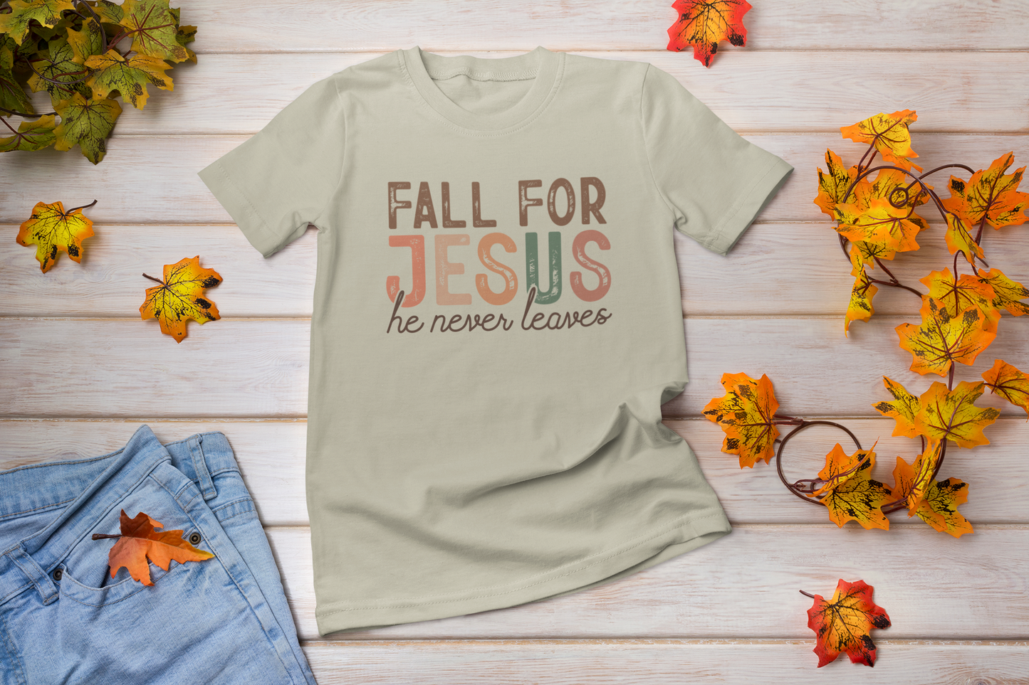 Fall for Jesus T-Shirt | Christian Fall Tee | PSO