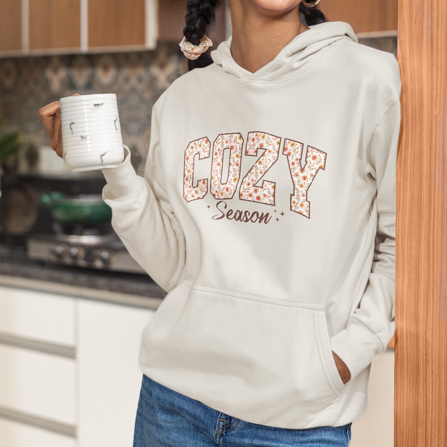 Cozy Season Hoodie | Fall Varsity Script Design | PSO