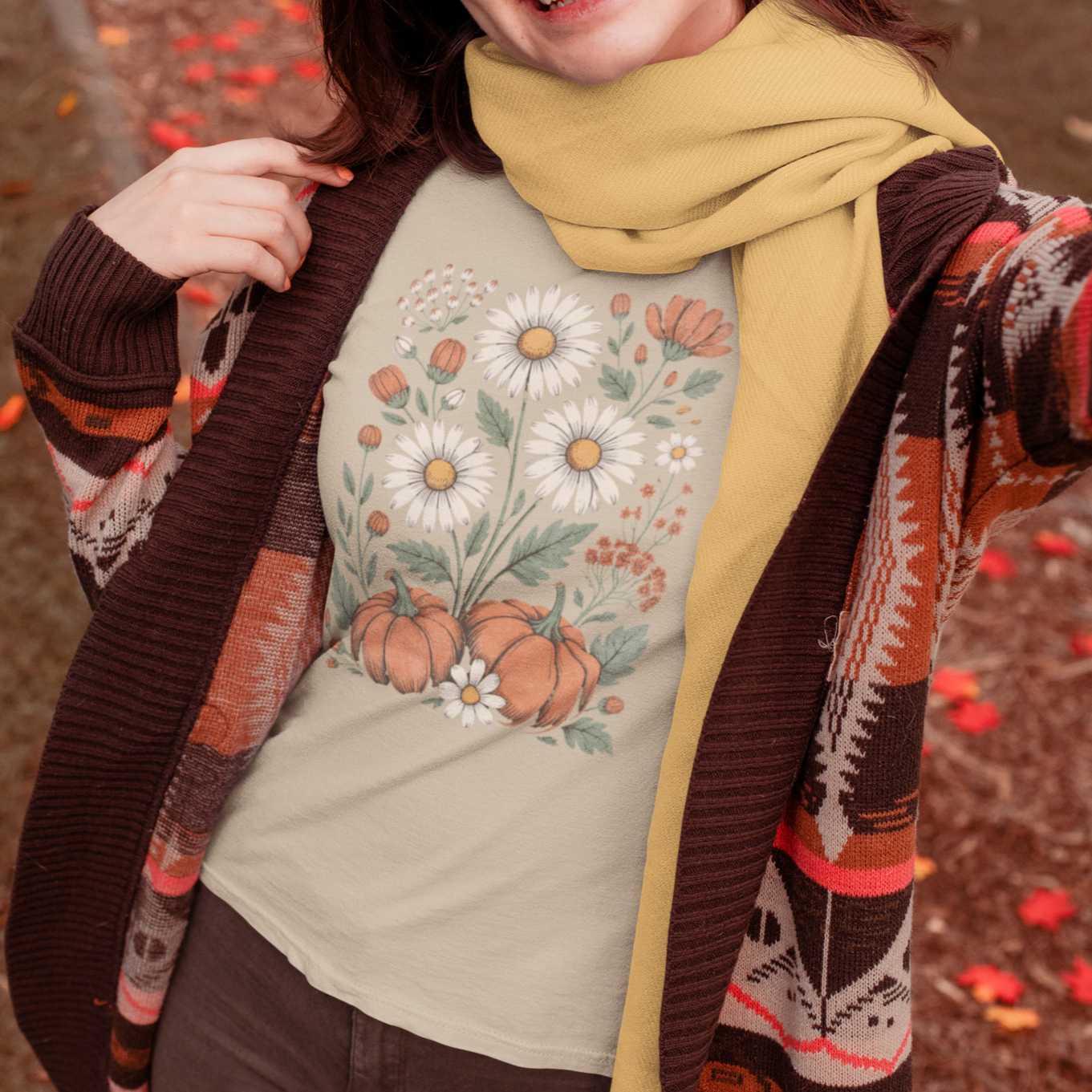 Vintage Fall Vibes T-Shirt | Retro Autumn Style | PSO