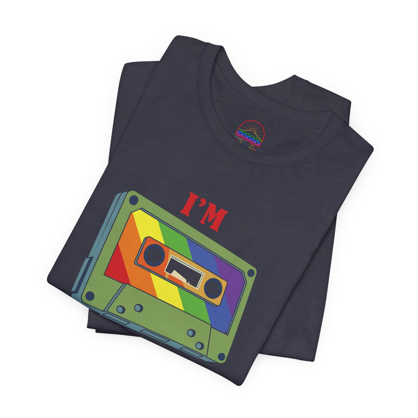 Retro Pride Mixtape Tee – LGBTQ+ Rainbow Cassette T-Shirt | Puget Sound Outfitters