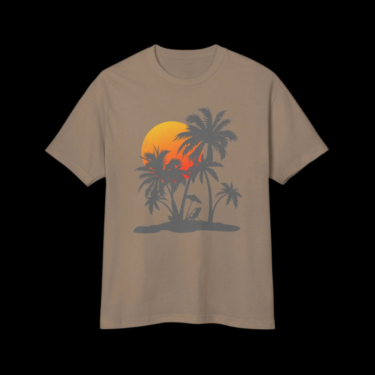 Tropical Sunset Tee – Chill Island Vibes Shirt | PSO