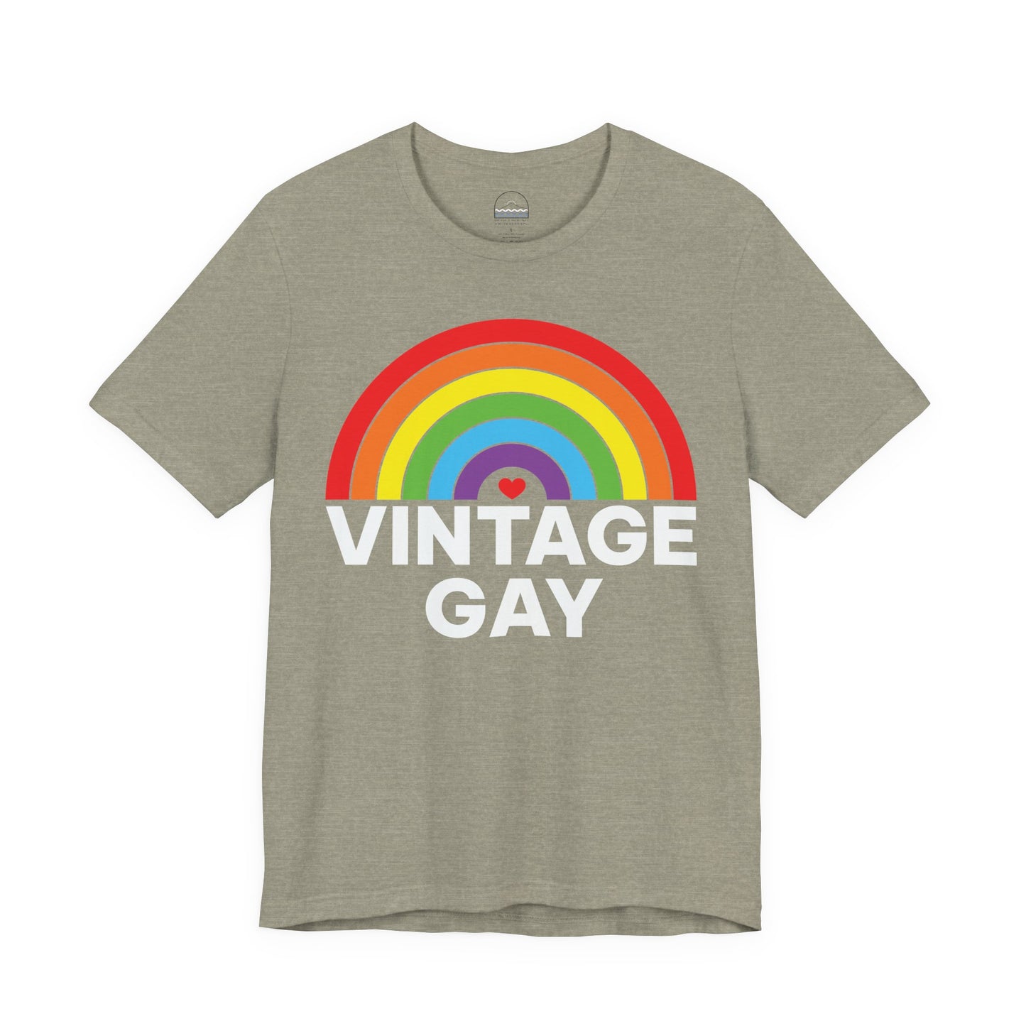 Vintage Gay Rainbow Unisex Tee - Celebrate Love & Pride