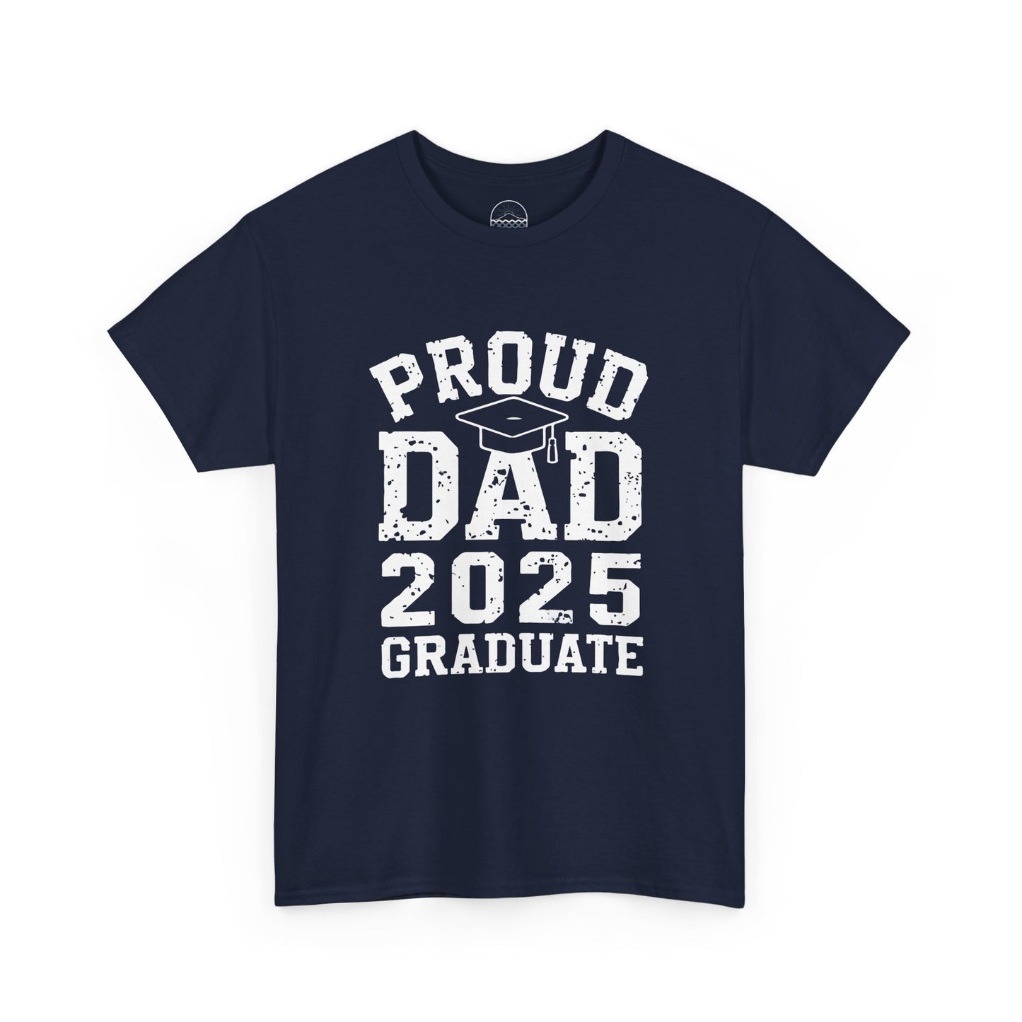 Proud Dad 2025 Graduate Unisex Heavy Cotton Tee