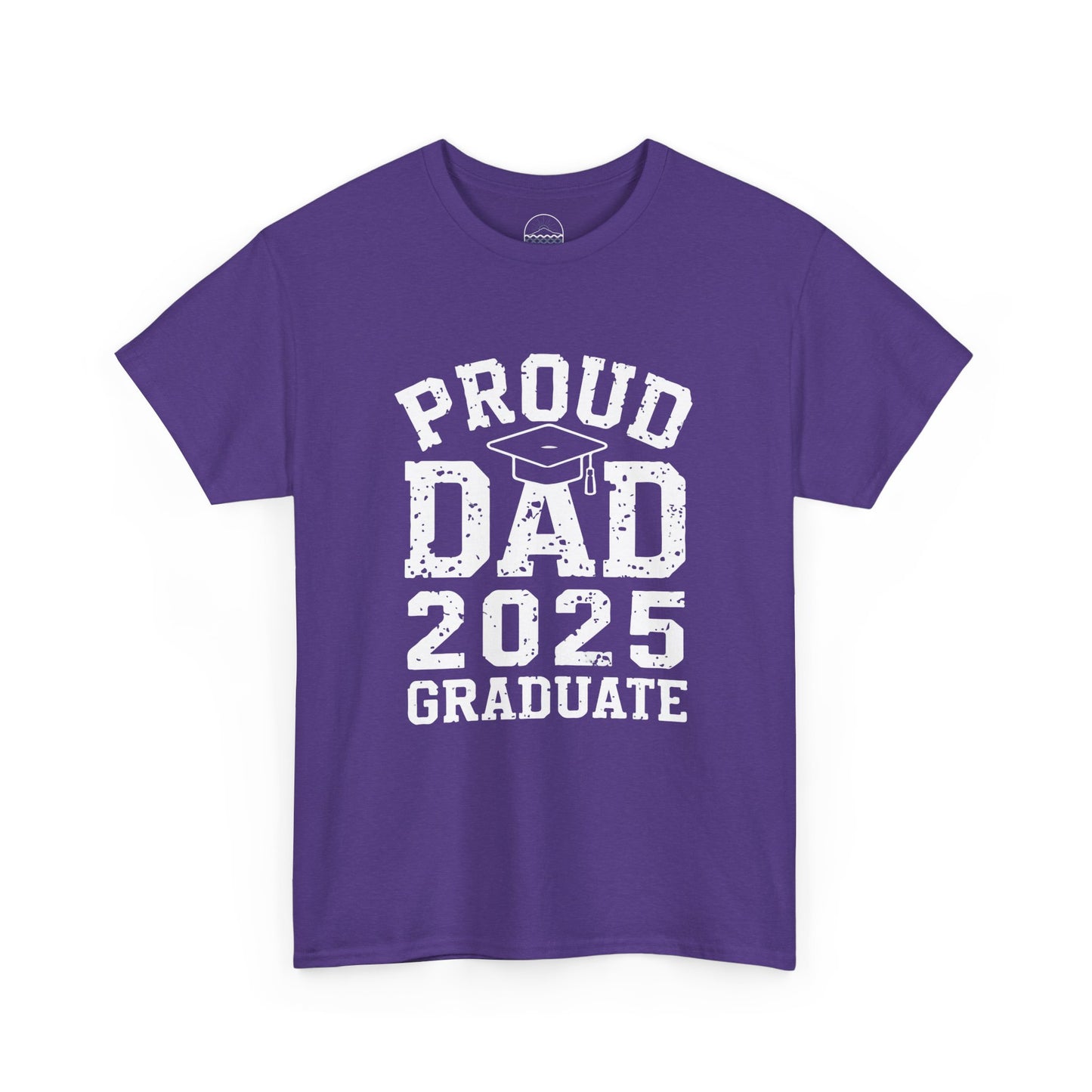 Proud Dad 2025 Graduate Unisex Heavy Cotton Tee