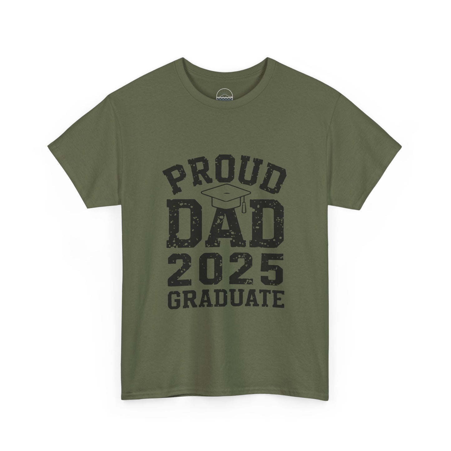 Proud Dad 2025 Graduate Unisex Heavy Cotton Tee