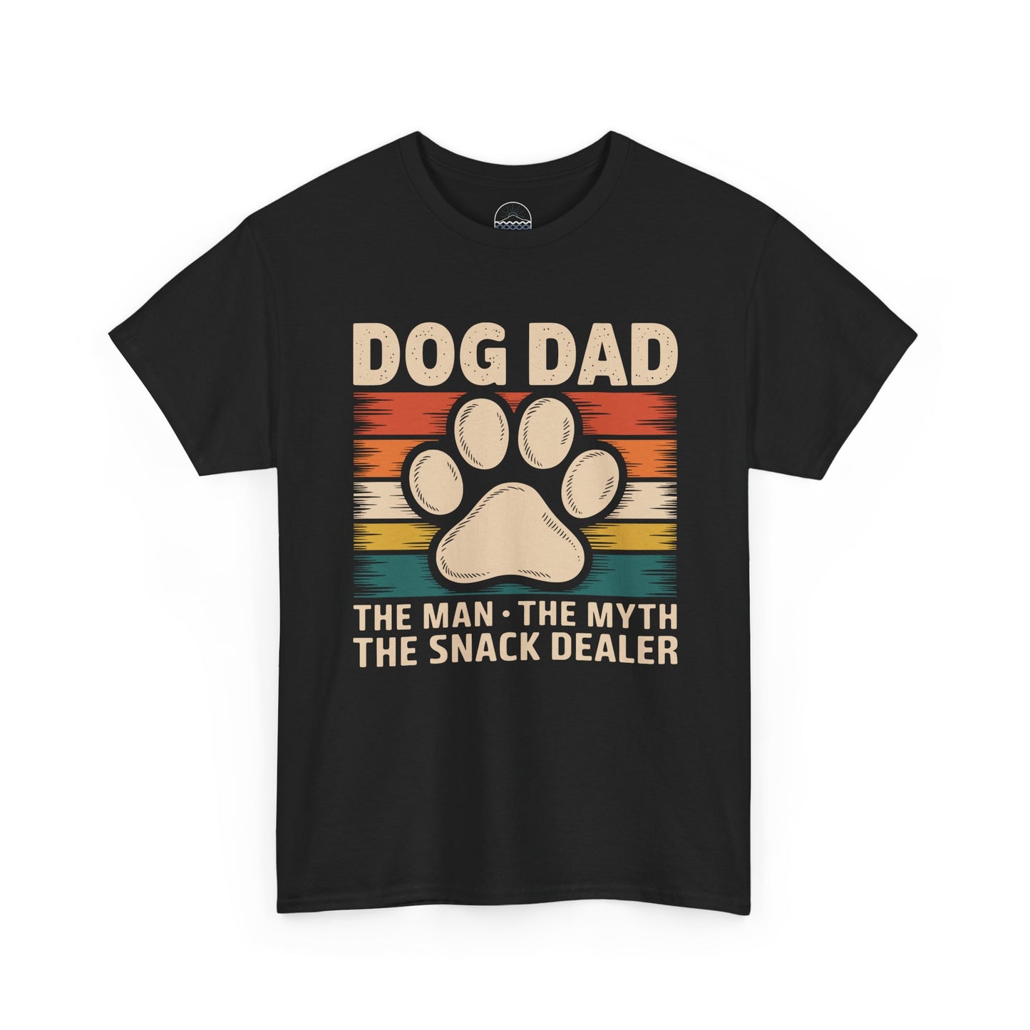 Dog Dad Unisex Heavy Cotton Tee - The Man The Myth The Snack Dealer