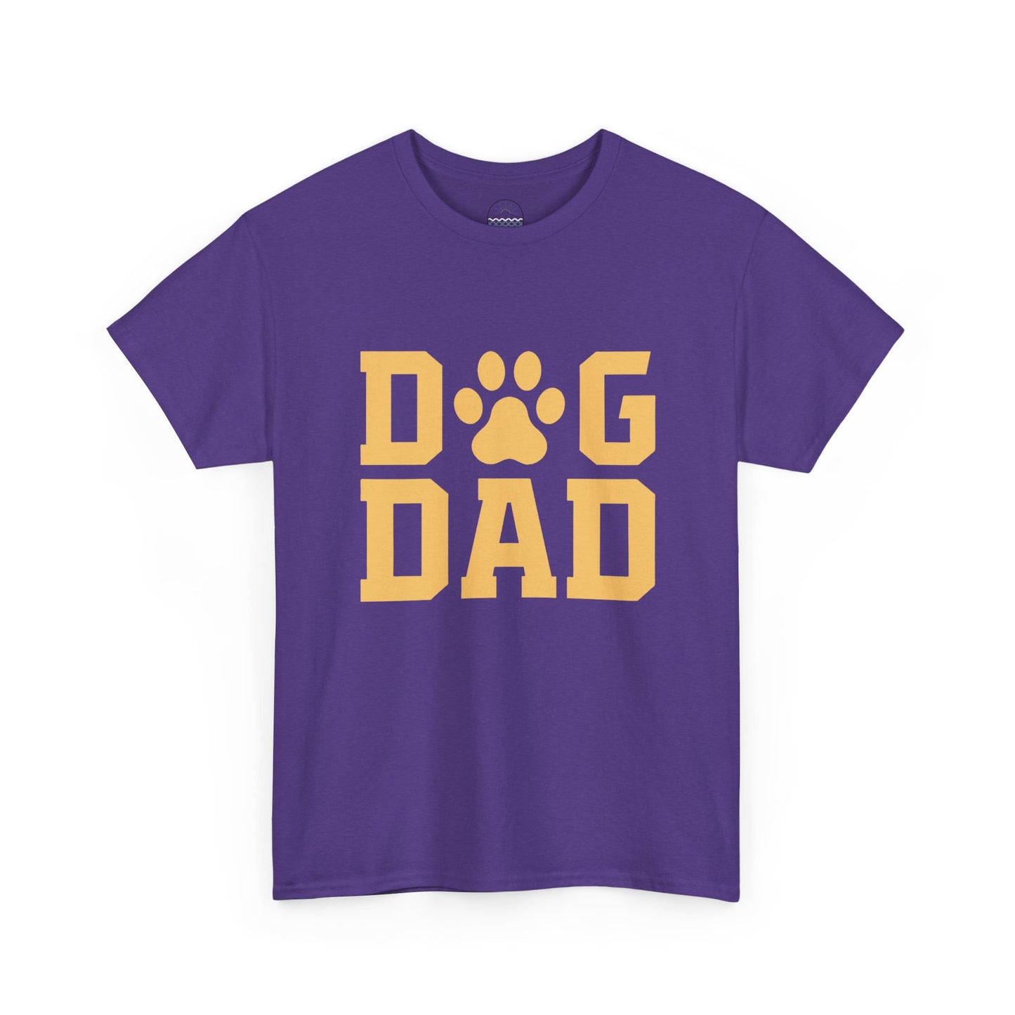 Dog Dad Unisex Heavy Cotton Tee - Casual Pet Lover Shirt