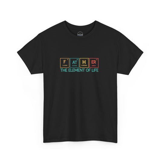 Dad Chemistry Unisex Heavy Cotton Tee - The Element of Life Shirt