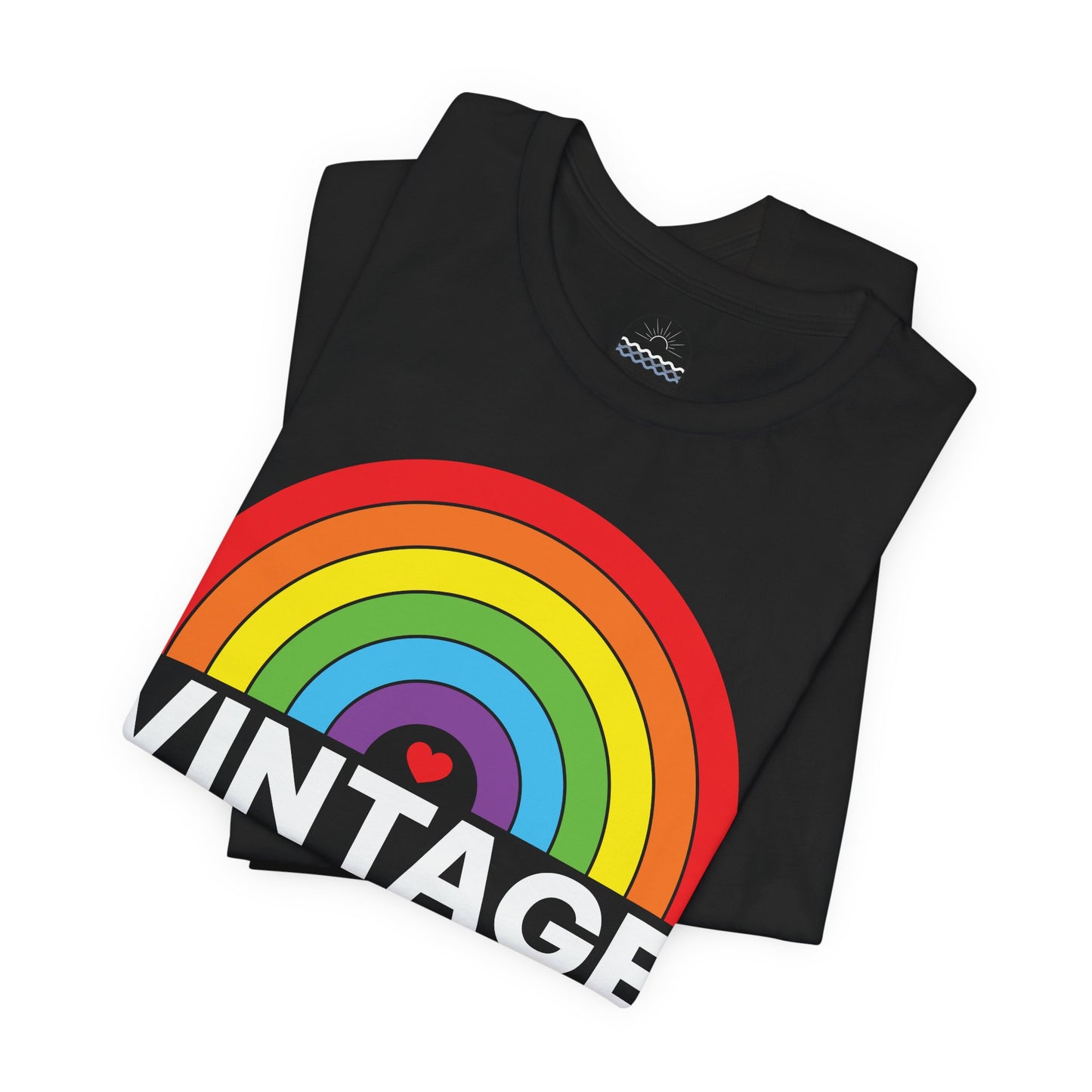 Vintage Gay Rainbow Unisex Tee - Celebrate Love & Pride