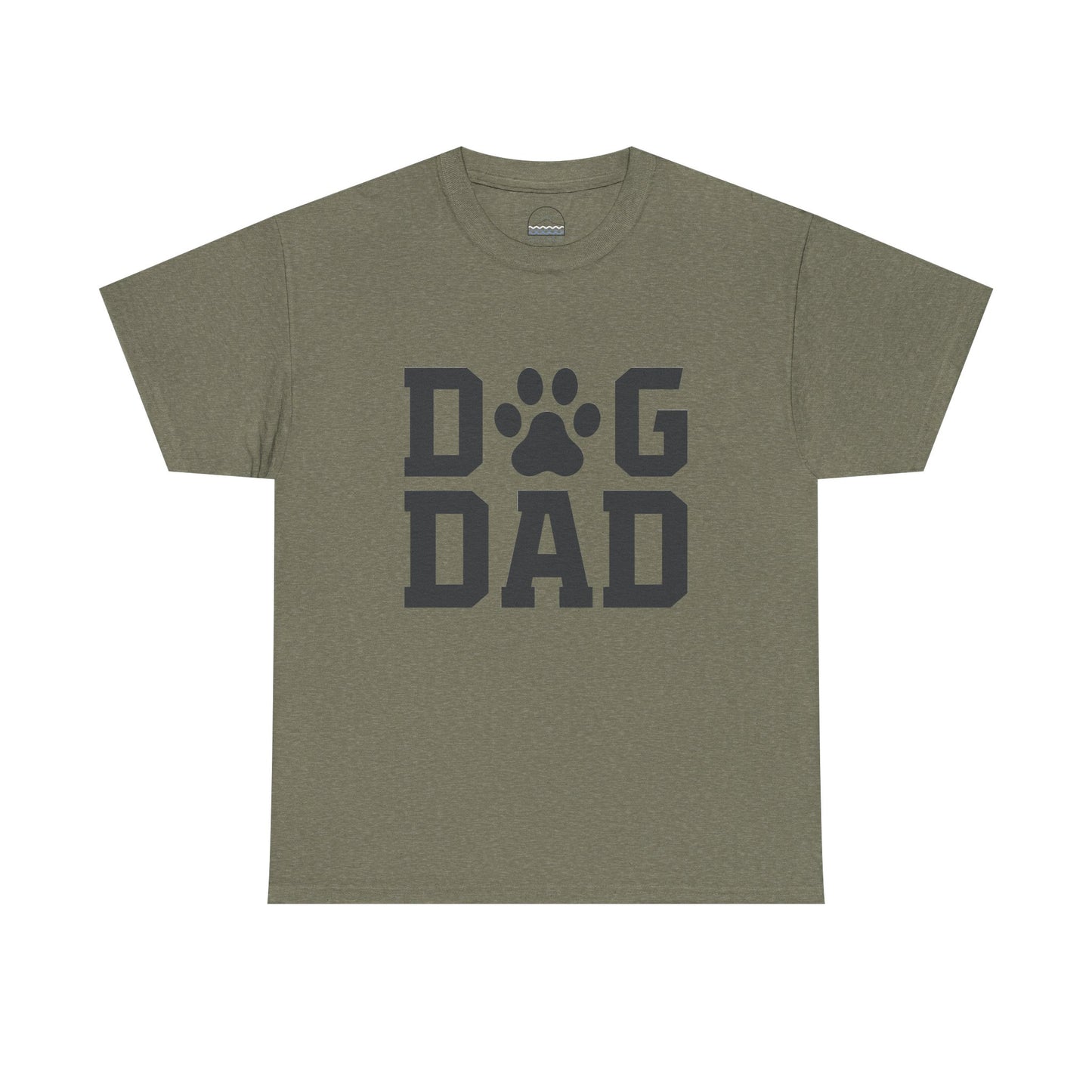 Dog Dad Unisex Heavy Cotton Tee - Casual Pet Lover Shirt
