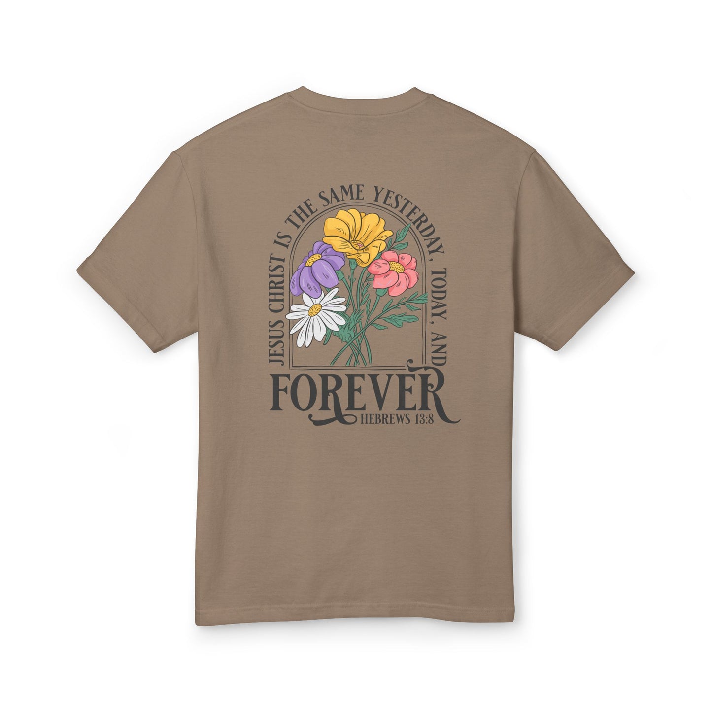 Faith-Inspired Christian Tee – Hebrews 13:8 | PSO Apparel