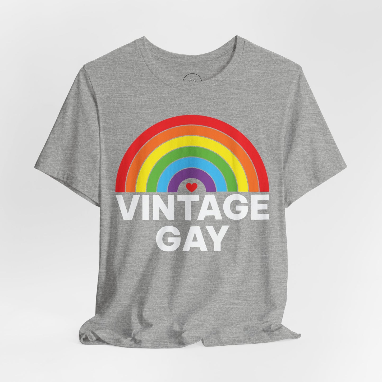 Vintage Gay Rainbow Unisex Tee - Celebrate Love & Pride