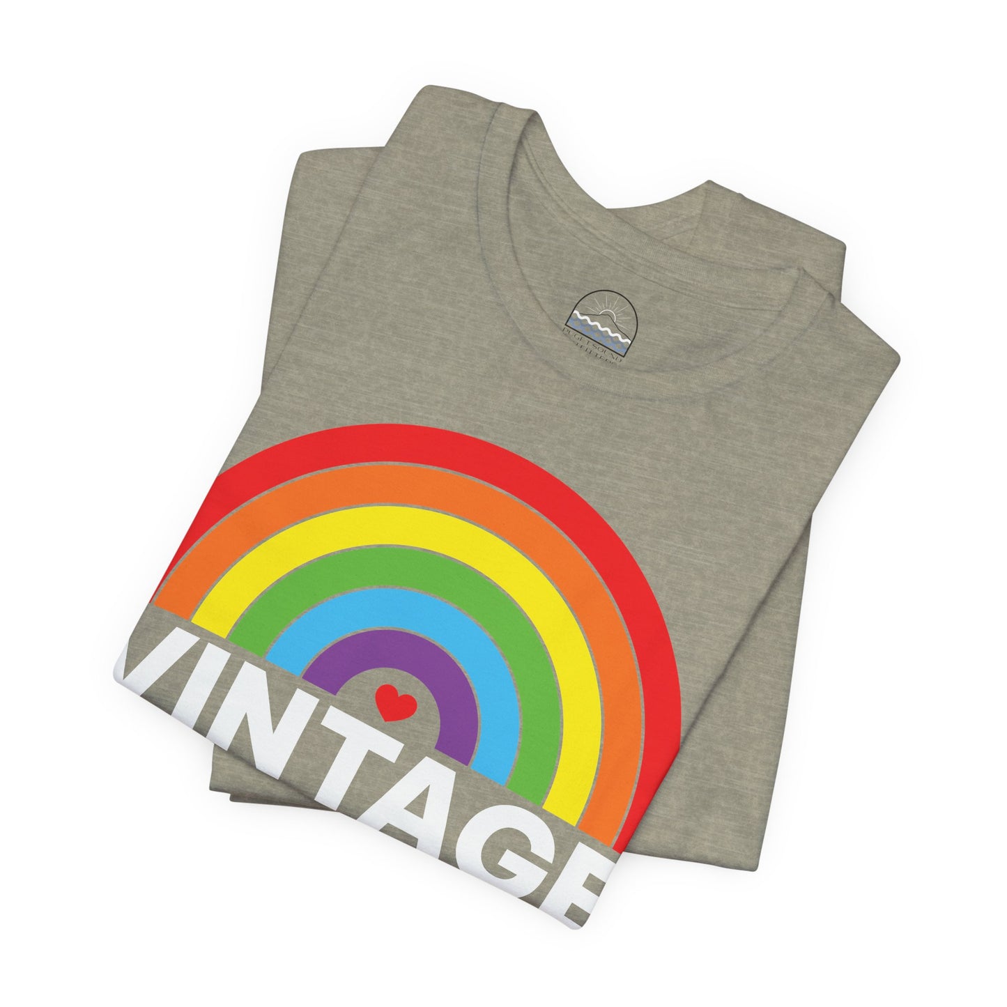 Vintage Gay Rainbow Unisex Tee - Celebrate Love & Pride