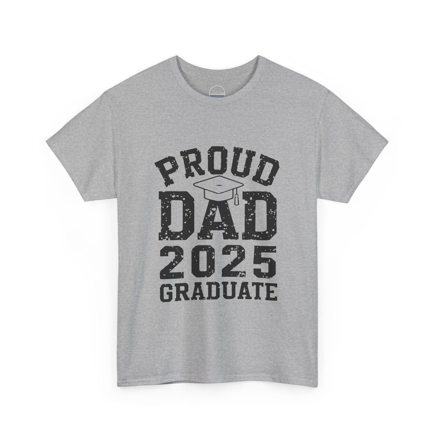 Proud Dad 2025 Graduate Unisex Heavy Cotton Tee