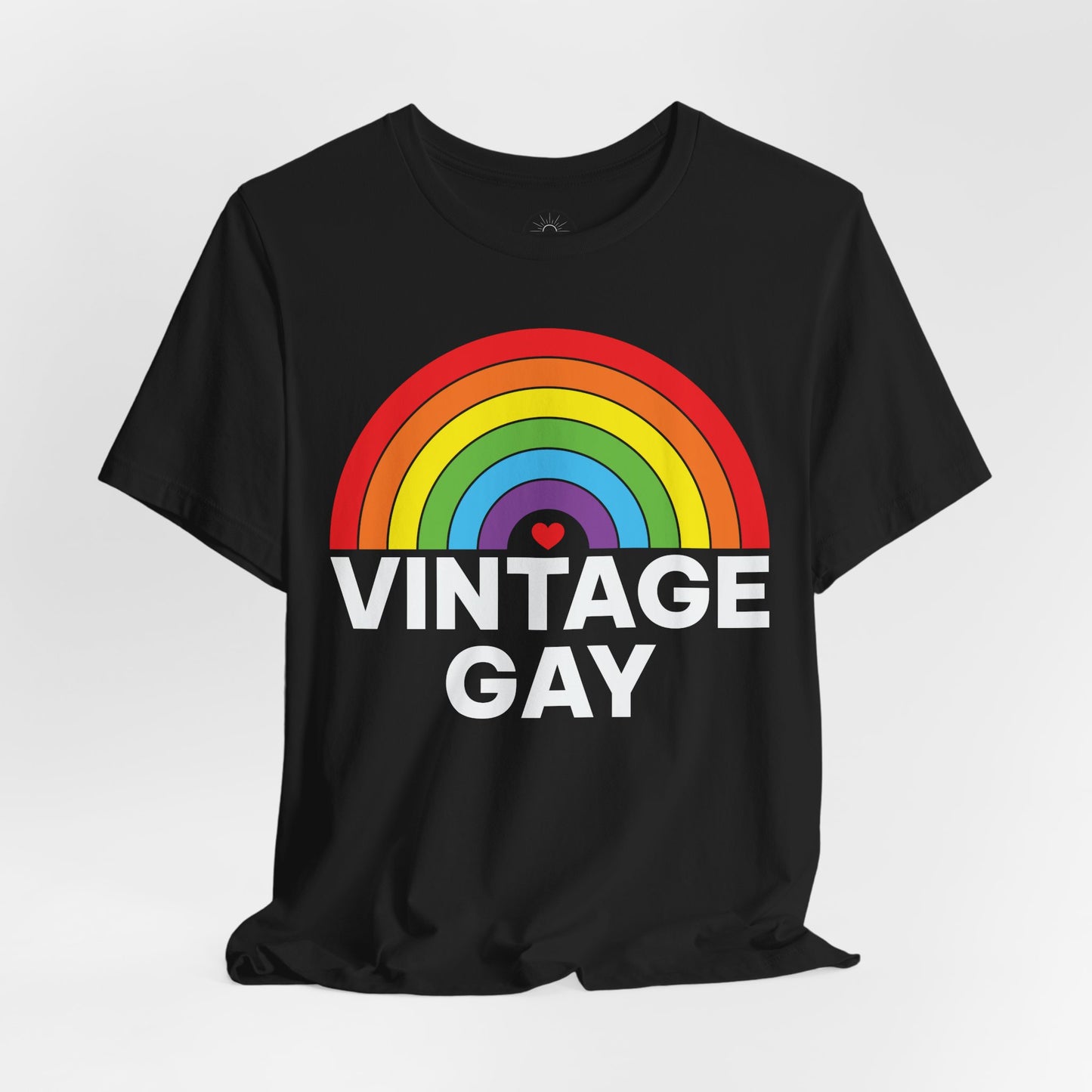 Vintage Gay Rainbow Unisex Tee - Celebrate Love & Pride