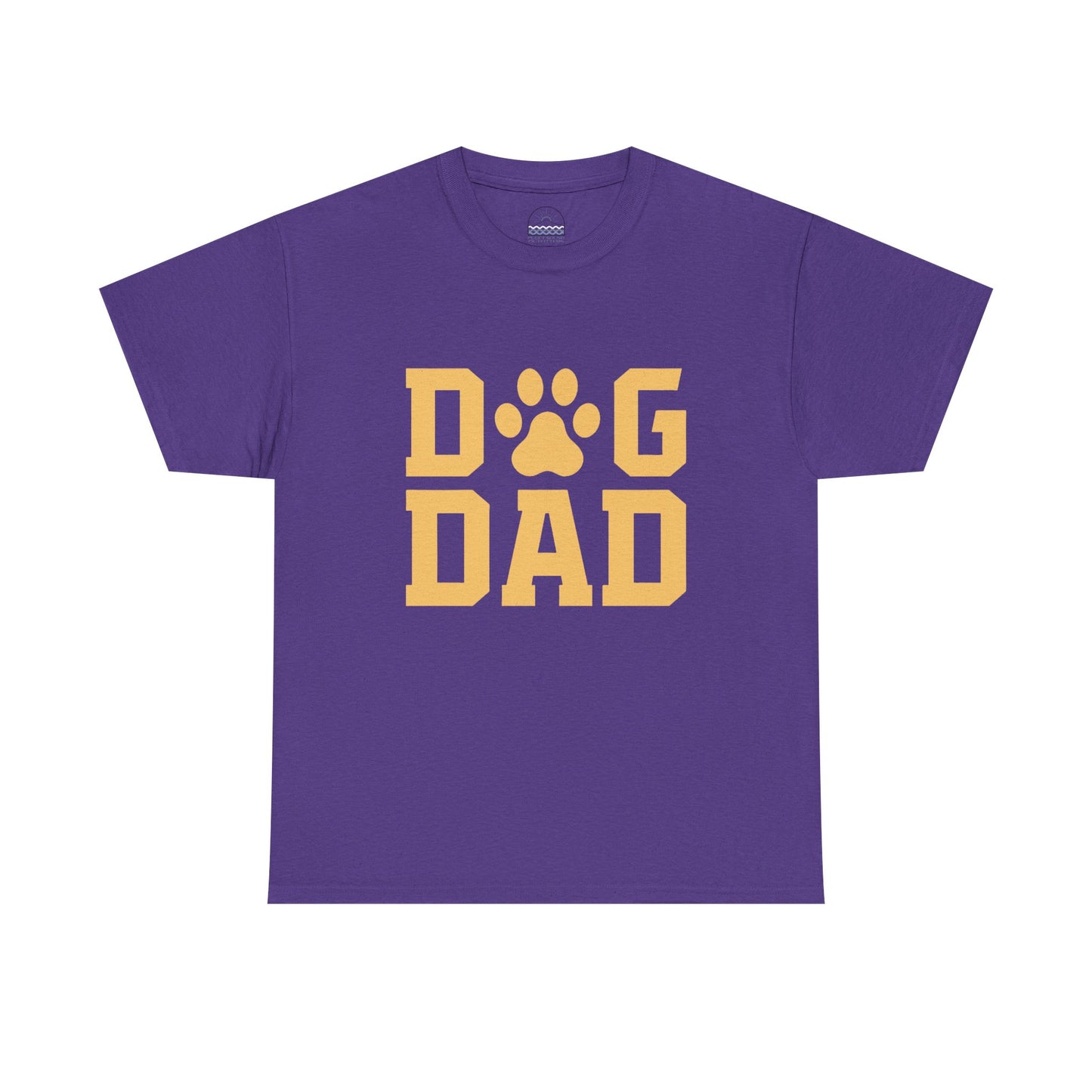 Dog Dad Unisex Heavy Cotton Tee - Casual Pet Lover Shirt