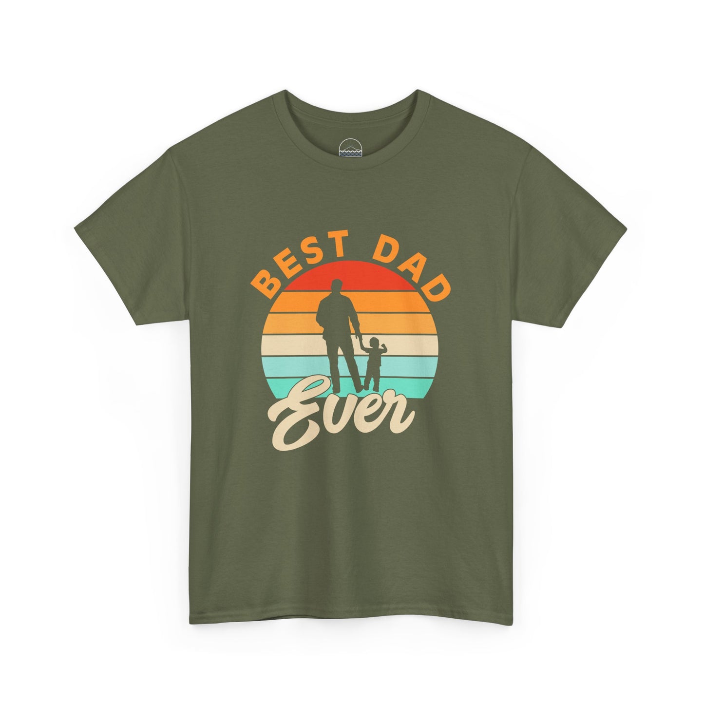 Best Dad Ever Unisex Heavy Cotton Tee - Stylish Father's Day Gift