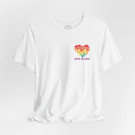 Love is Love & Be Kind Unisex Tee for Pride Month