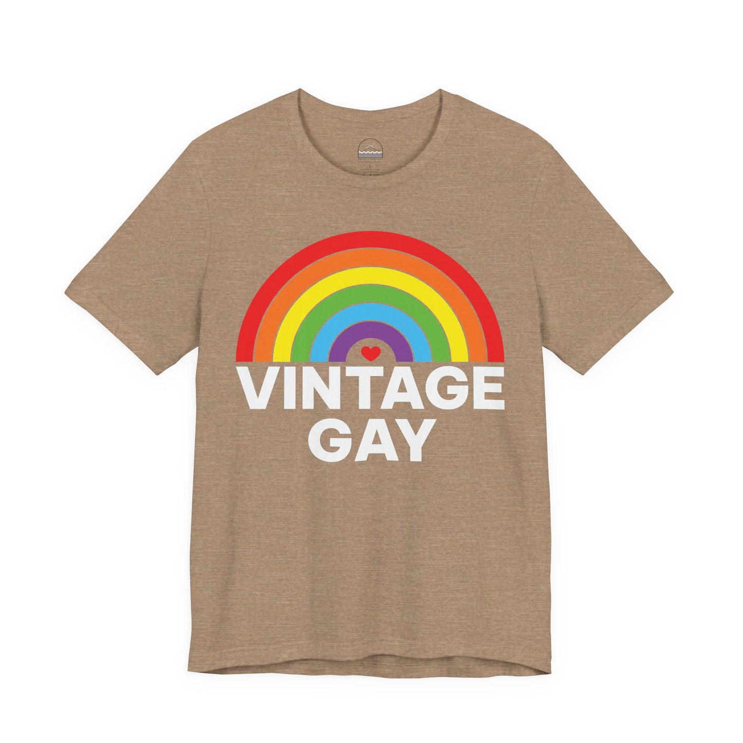 Vintage Gay Rainbow Unisex Tee - Celebrate Love & Pride