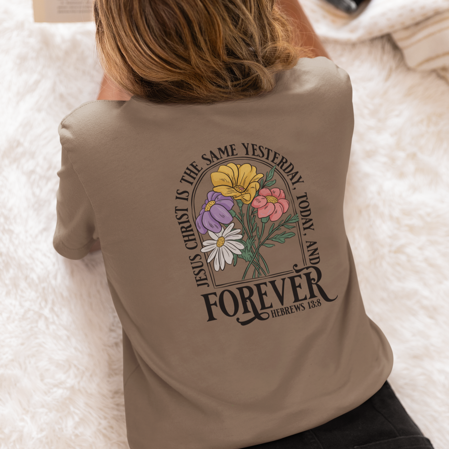 Faith-Inspired Christian Tee – Hebrews 13:8 | PSO Apparel