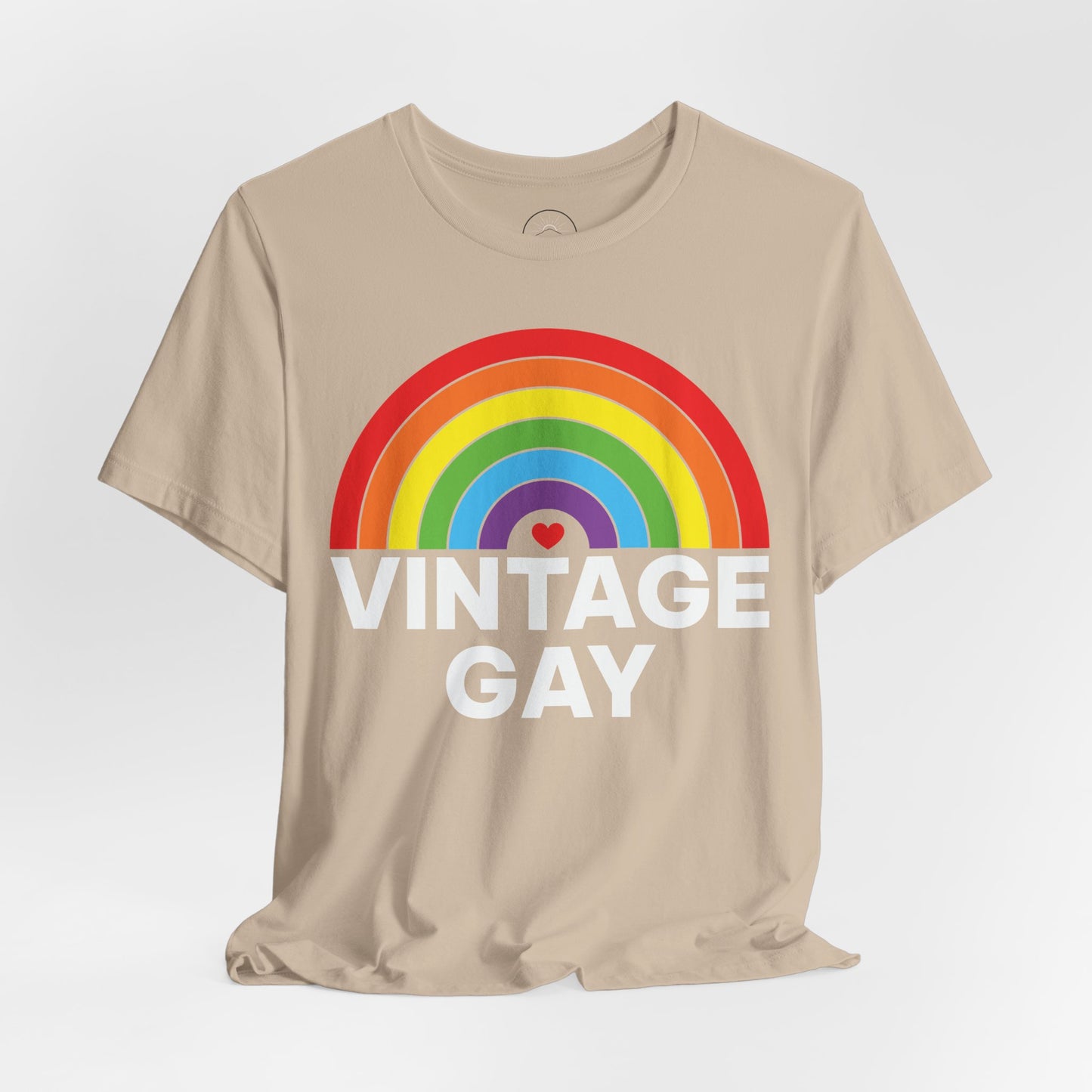 Vintage Gay Rainbow Unisex Tee - Celebrate Love & Pride