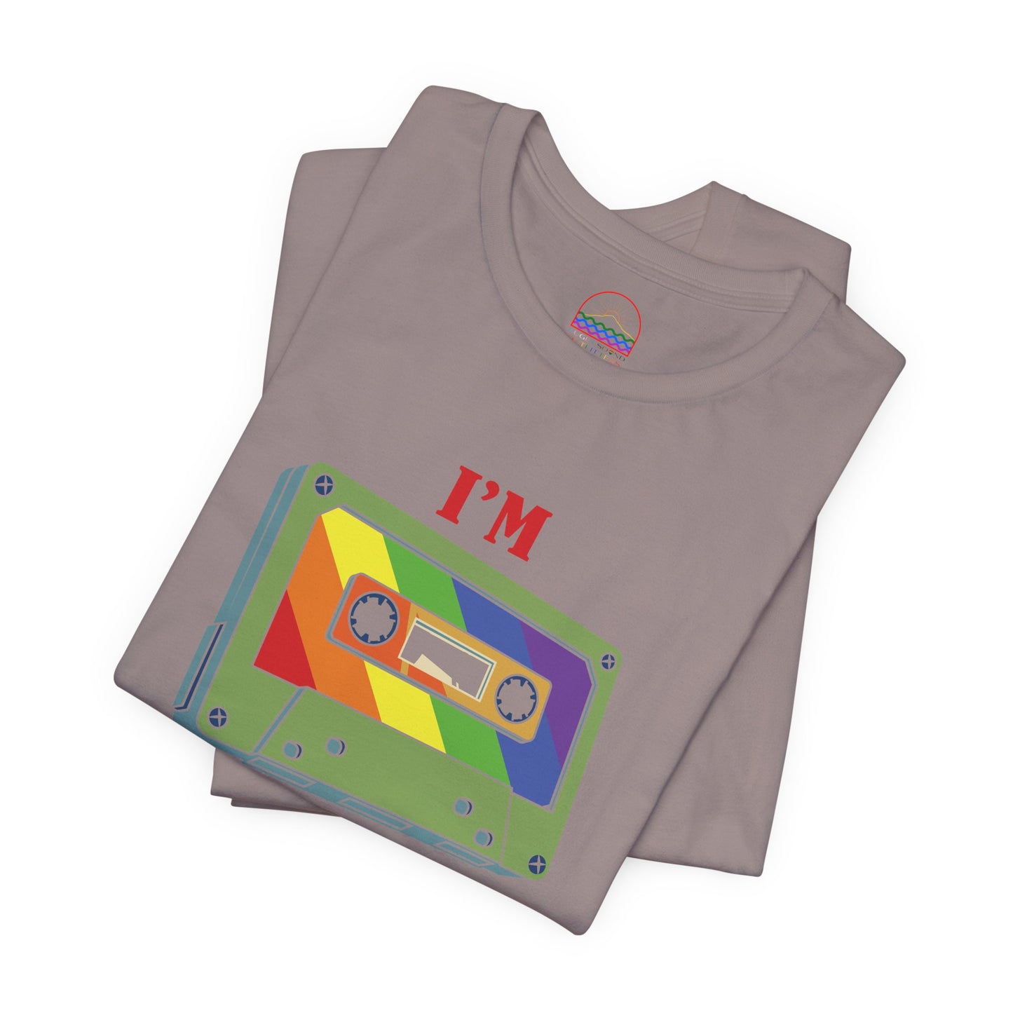 Retro Pride Mixtape Tee – LGBTQ+ Rainbow Cassette T-Shirt | Puget Sound Outfitters