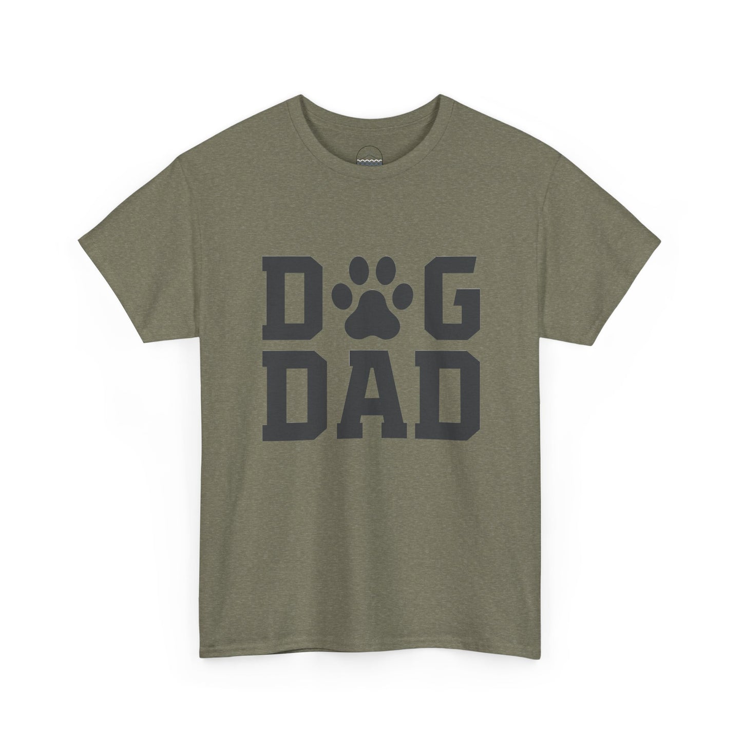 Dog Dad Unisex Heavy Cotton Tee - Casual Pet Lover Shirt