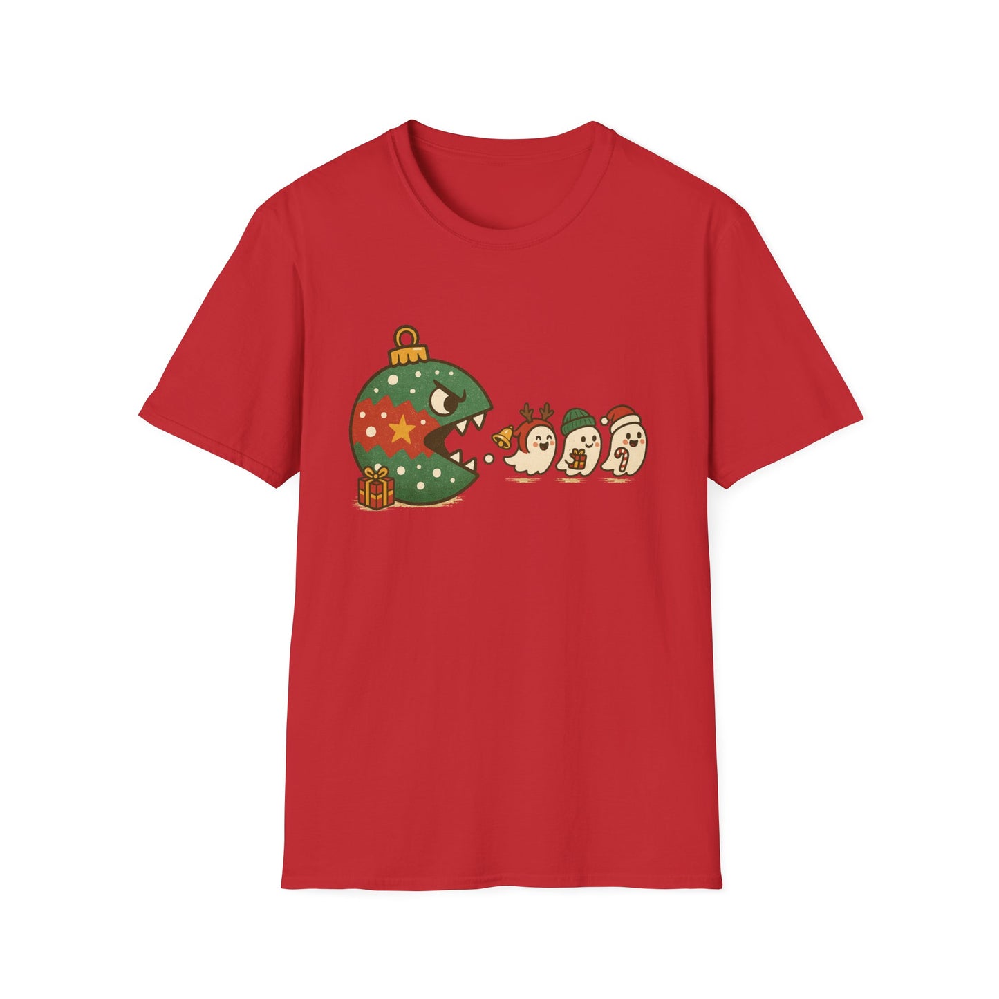 Festive Holiday T-Shirt with Cute Christmas Design, Unisex Tee for Christmas Party, Gift for Him/Her, Holiday Apparel, Cozy Winter Wear