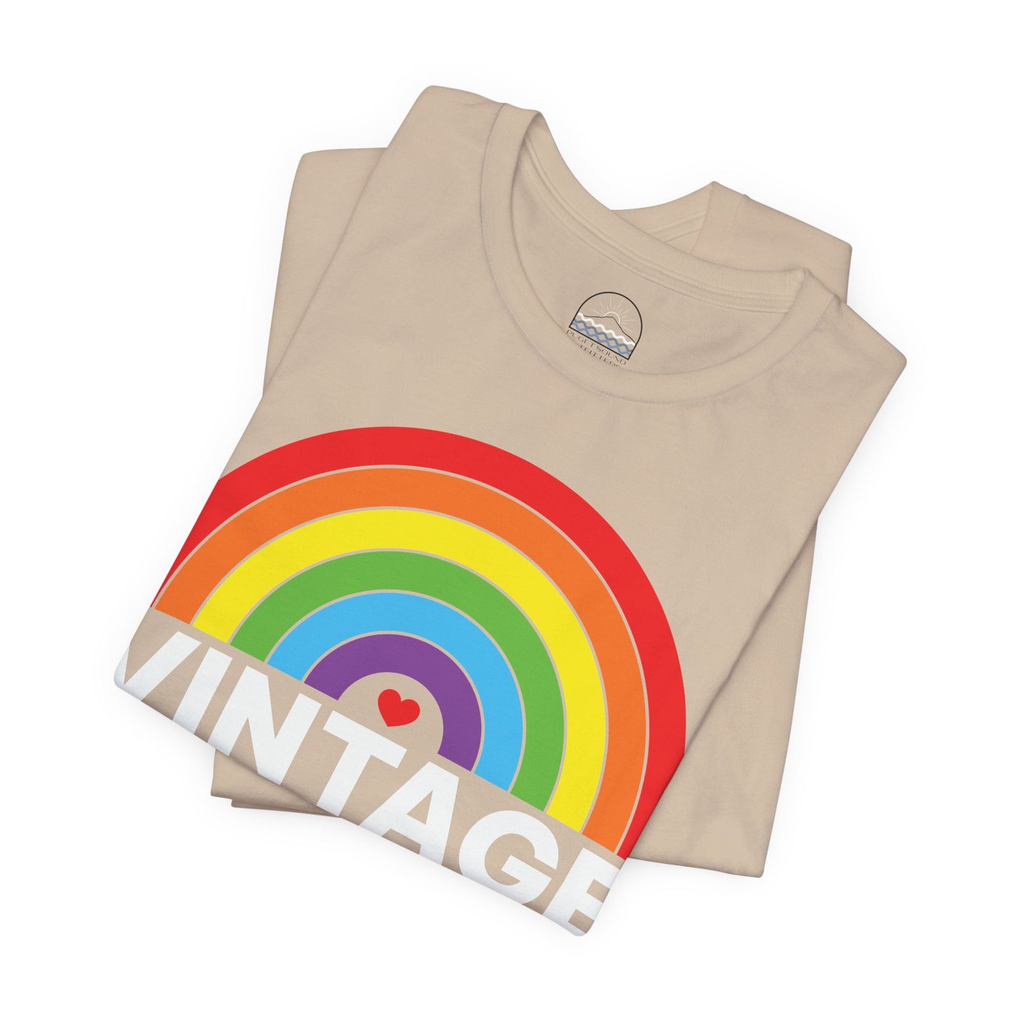Vintage Gay Rainbow Unisex Tee - Celebrate Love & Pride