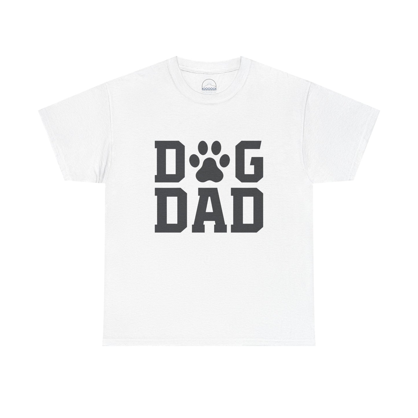 Dog Dad Unisex Heavy Cotton Tee - Casual Pet Lover Shirt