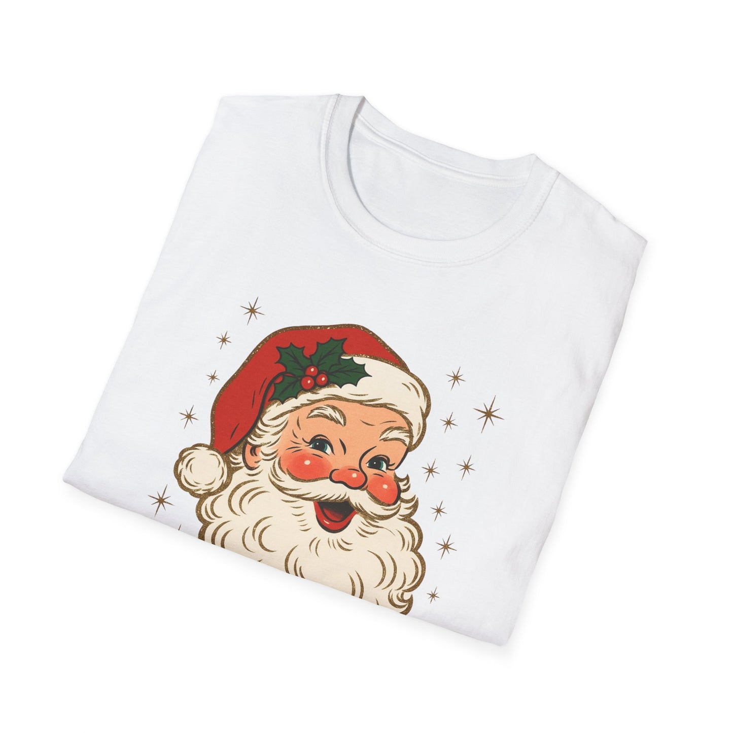 Vintage Santa Claus Unisex T-Shirt, Christmas Tee, Holiday Outfit, Festive Apparel, Gift for Him/Her, Merry Christmas Shirt