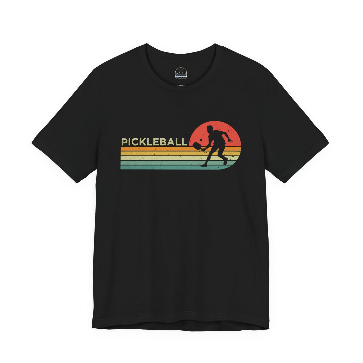 Retro Pickleball Logo Tee | Vintage Sport Shirt – PSO