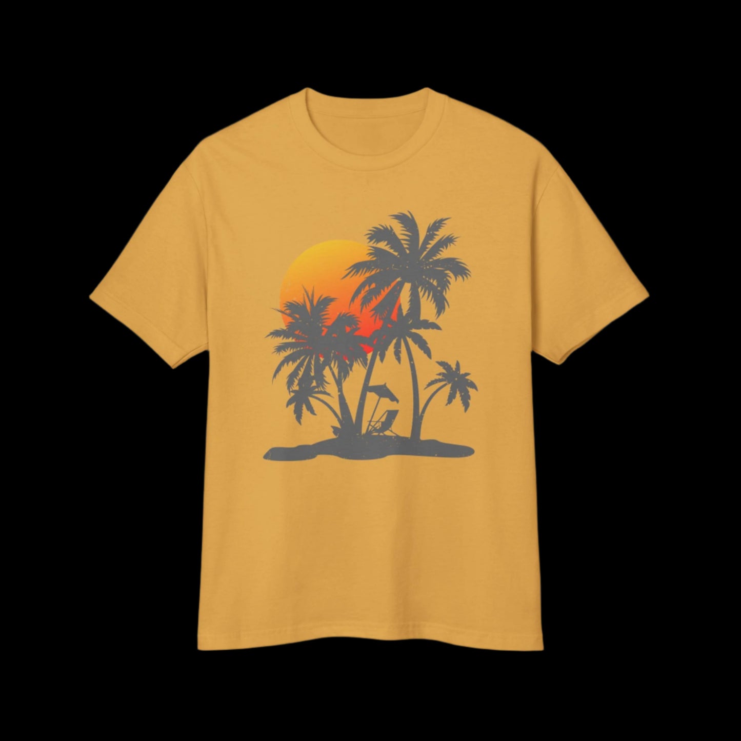 Tropical Sunset Tee – Chill Island Vibes Shirt | PSO