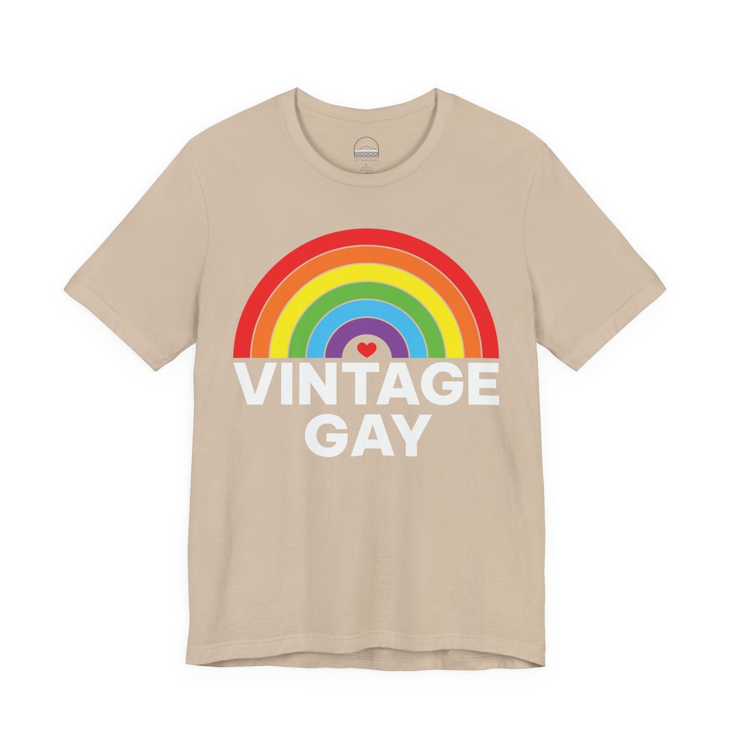 Vintage Gay Rainbow Unisex Tee - Celebrate Love & Pride